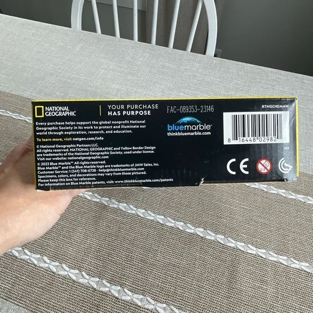 National Geographic STEN Amazing Worms Chemistry Kit NIB